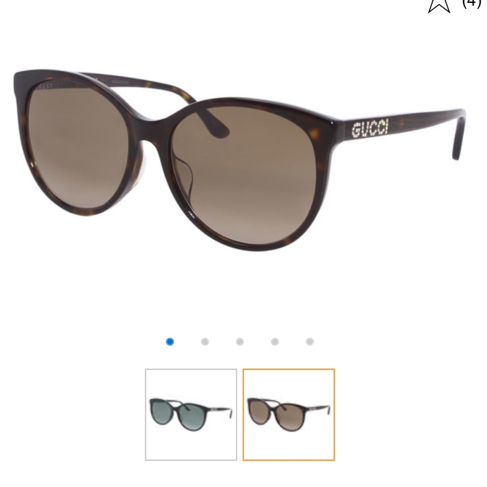 GUCCI Havana Gradient Brown Sunglasses